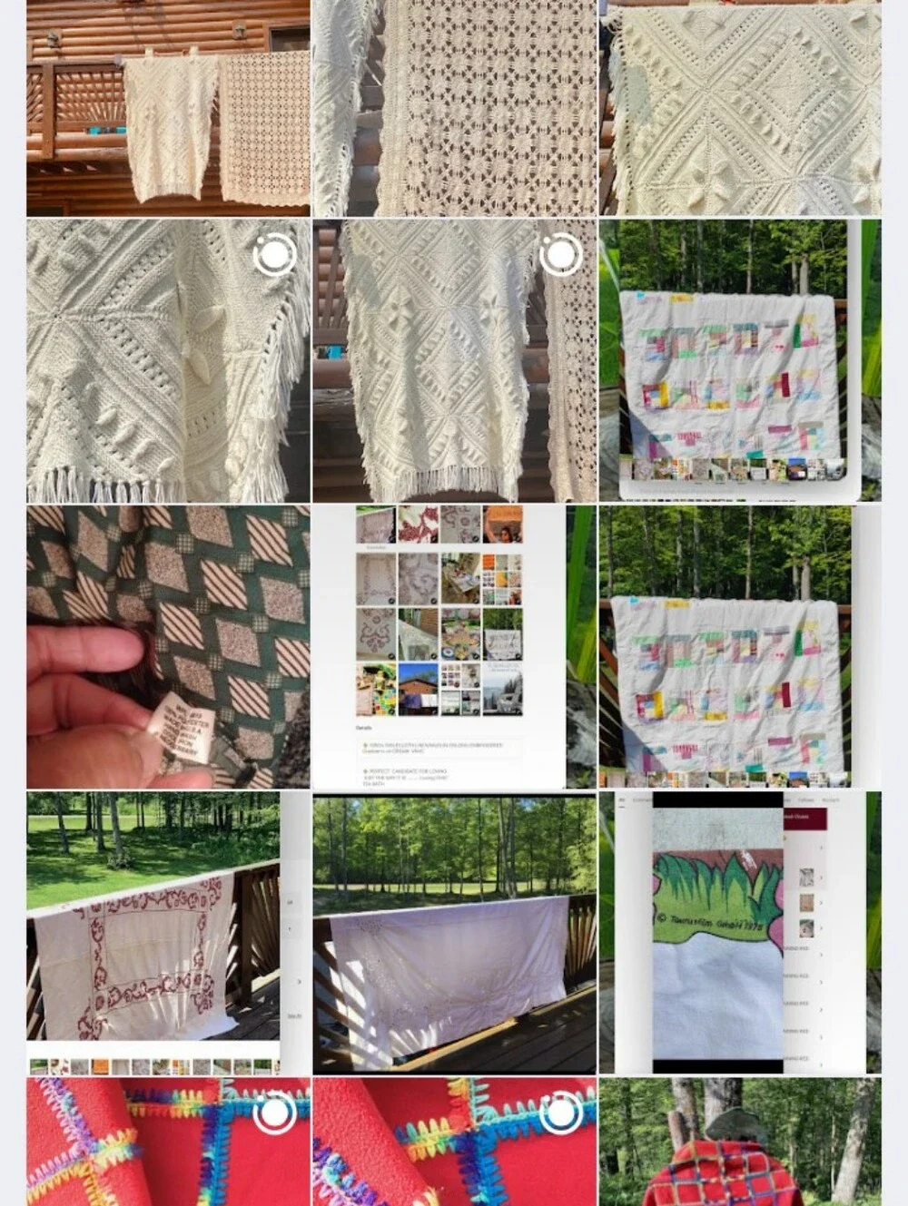 🌼 DOGWOOD Vintage 50's/60's MCM Floral Tablecloth Square 48” GORGEOUS VNPLVC 🌼